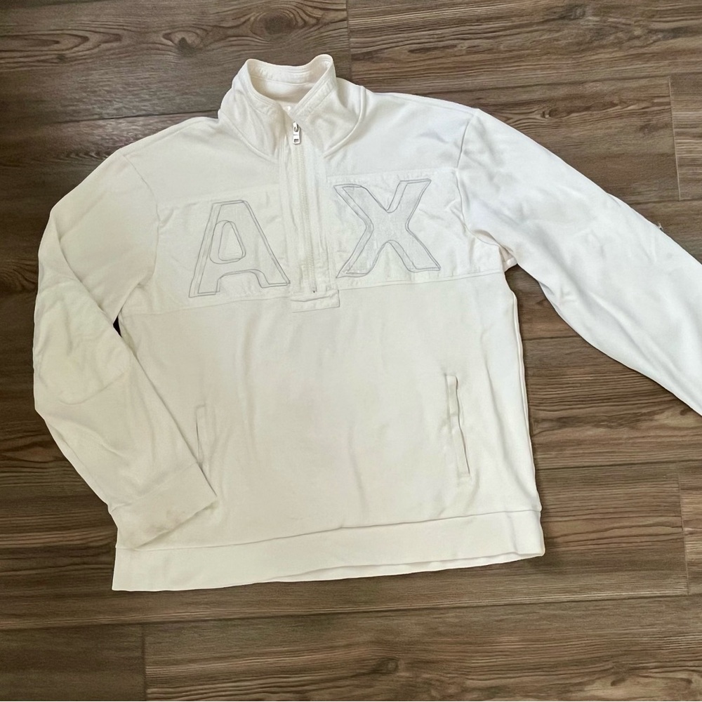 Armani Exchange White Pullover Top XL